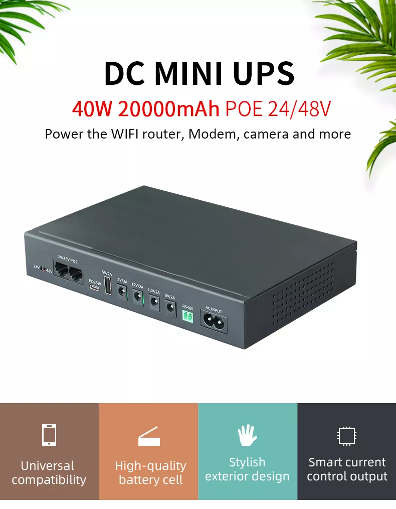 40W DC Mini UPS
